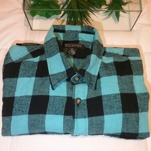 Flannel Long sleeve button down Shirt